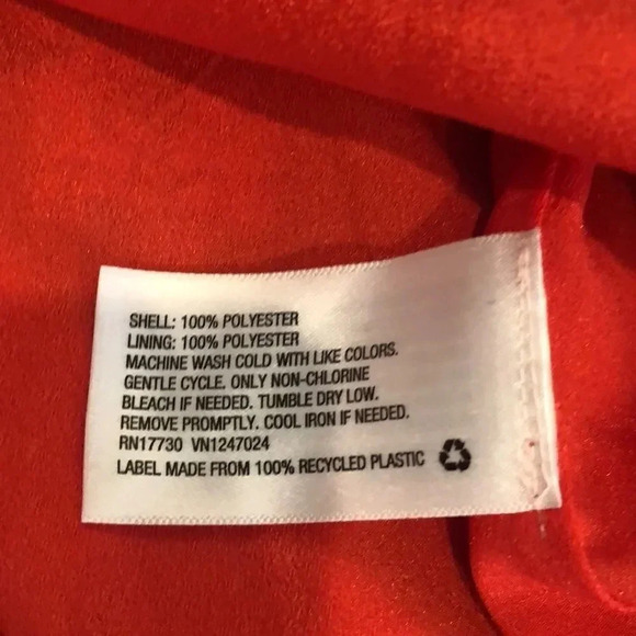 𝅺A. New. Day red flower dress size medium - Picture 10 of 12